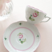 ウィーンの薔薇 ウィーンの薔薇・シンプル・グリーン］ミニベビーシューズ