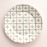 ☆再入荷☆ ヘレンド SPRO　セーブル風 小薔薇 金彩　デザートプレート