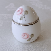 ☆ラスト1点☆ Herend ヘレンド　ウィーンの薔薇プラチナ　エッグボンボン　1点
