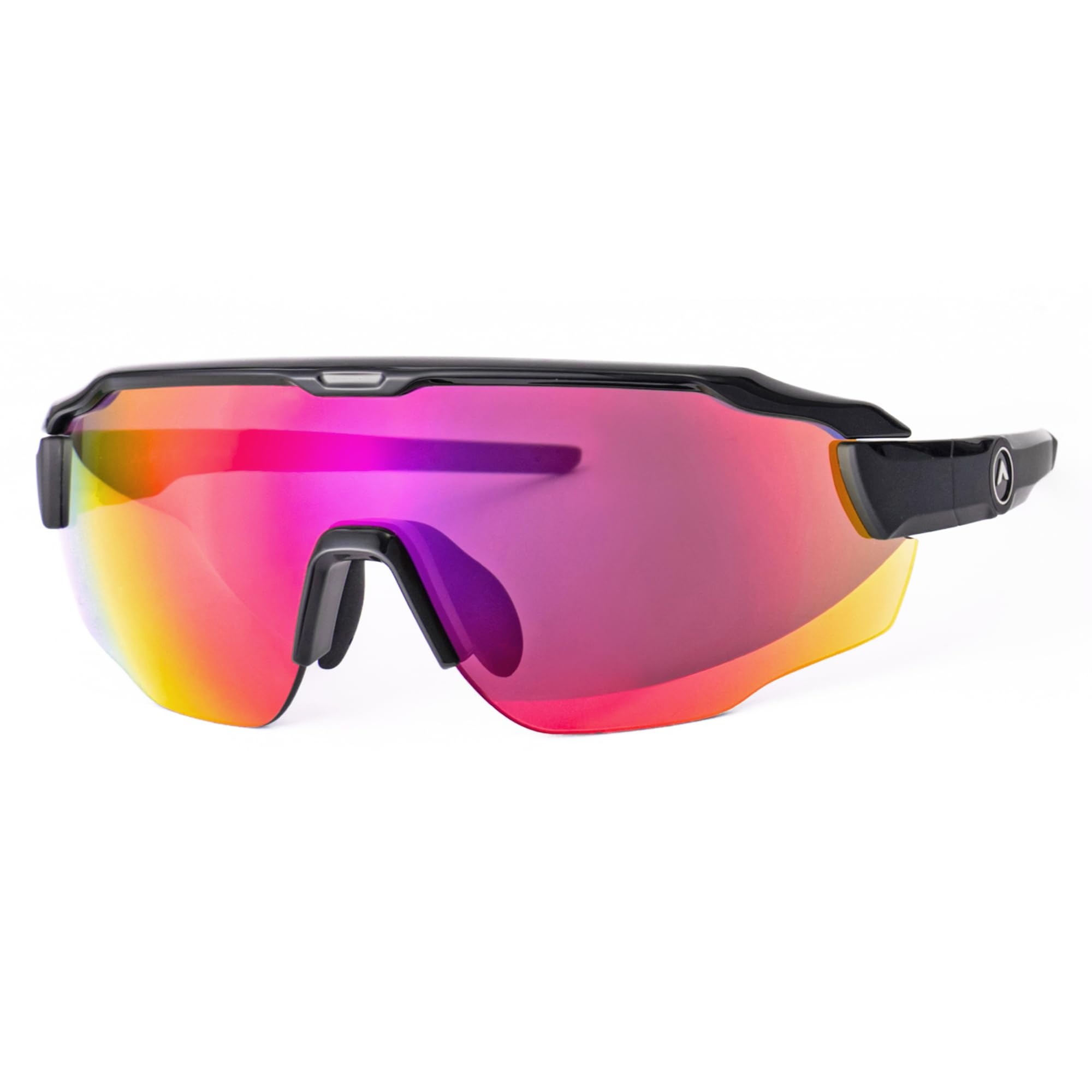 A-FIT スポーツサングラス フィットマスター レッドリボミラーレンズ AF-808