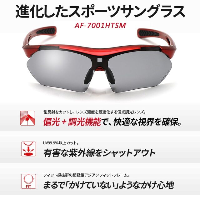 A-FIT 偏光調光スポーツサングラス AF-7001HSM | 【公式】サングラス