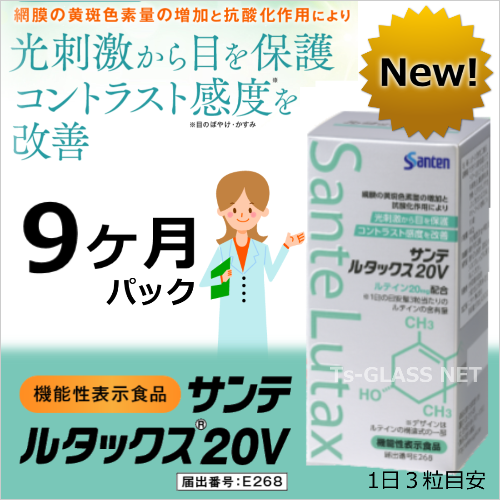 サンテルタックス20V参天製薬9ヶ月パック　商品画像