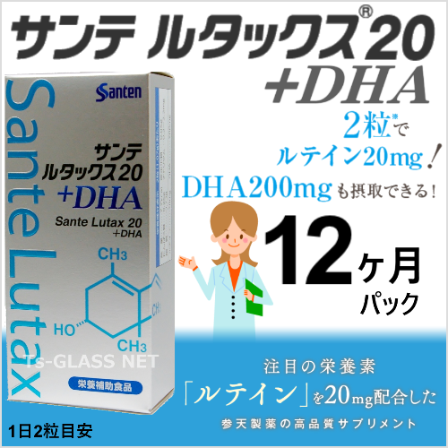 サンテルタックス20＋DHA参天製薬 12ヶ月パック 商品画像