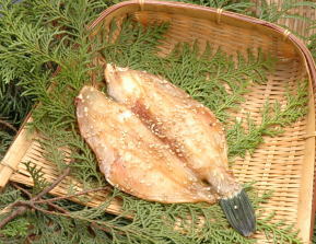 かわはぎ（ウマヅラハギ）醤油干し