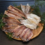 5種干物2枚ずつ10枚（いか生干し入り）【送料込み】《ダンボール梱包》（5種類２枚づつ１０枚）