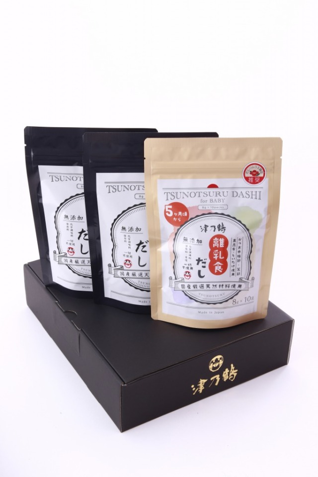 津乃鶴だし2袋+離乳食だし1袋ギフトセット