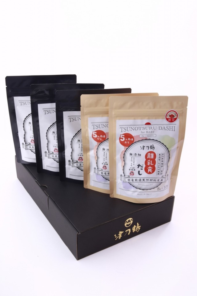 津乃鶴だし3袋+離乳食だし2袋ギフトセット