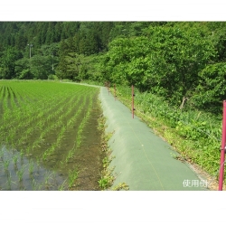 雑草抑制おまかせネット施工例