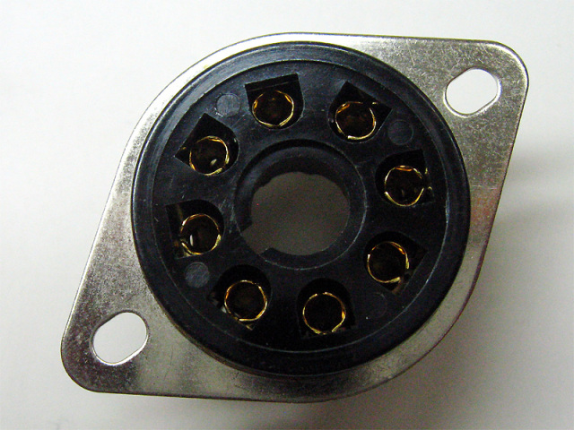 (SUS006) QQQ US8P 金メッキ 国産ヴィンテージソケット