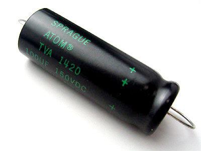 Sprague ATOM 100μF/150VDC