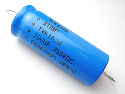 Sprague ATOM 100μF/350VDC