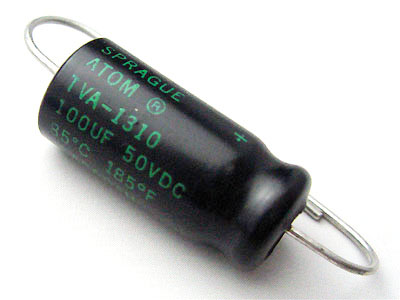 Sprague ATOM 100μF/50VDC