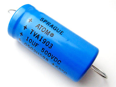 Sprague ATOM 10μF/500VDC