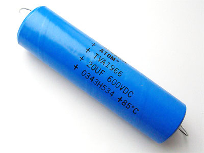 Sprague ATOM 20μF/600VDC