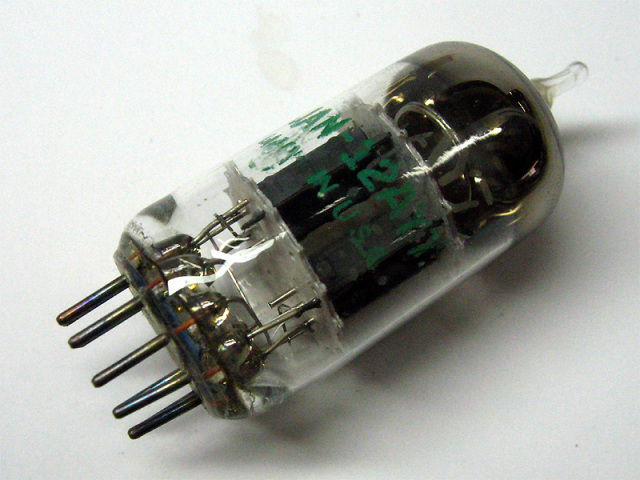 GE 12AY7 真空管 2個セット GE JAN 12AY7 TubeWorks