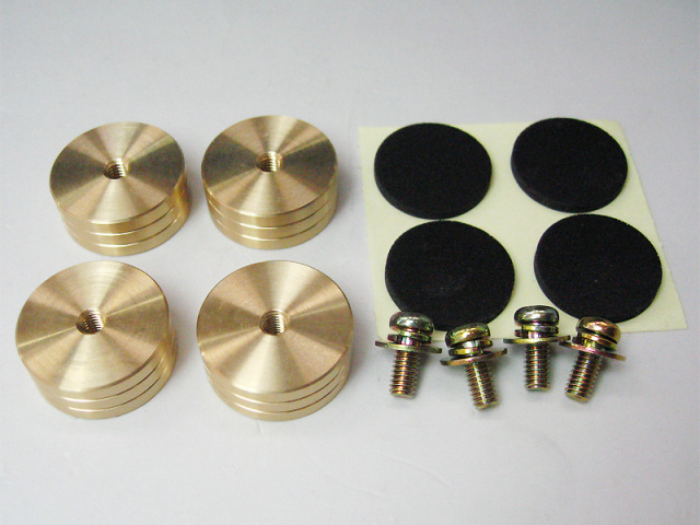 真鍮削り出しインシュレータセット (22X9)