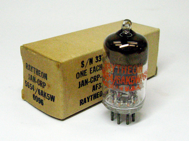 Raytheon JAN 5654/6AK5W TubeWorks