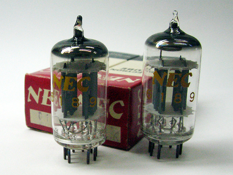 NEC 6189/12AU7高信頼管 2本セット