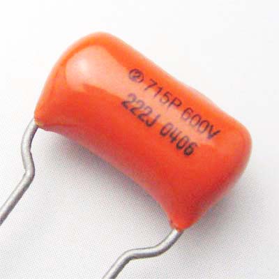 Sprague OrangeDrop 0.0022μF/600VDC