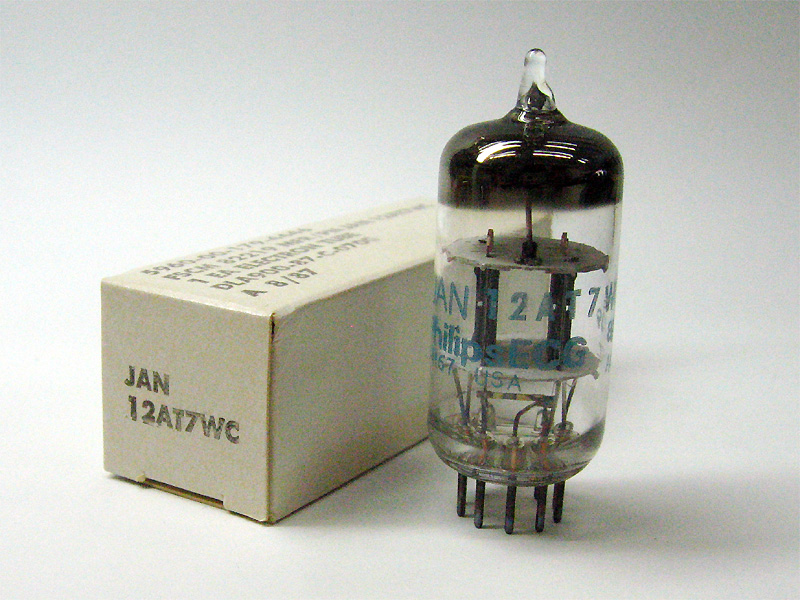 Philips ECG 12AX7WA 真空管 3本セット Philips ECG JAN 12AT7WC TubeWorks