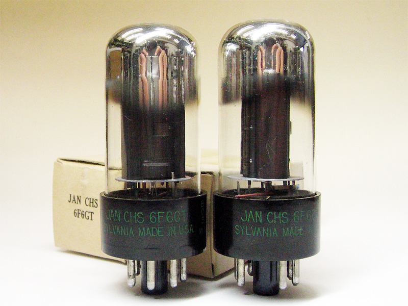 Sylvania JAN 6F6GT (MP)