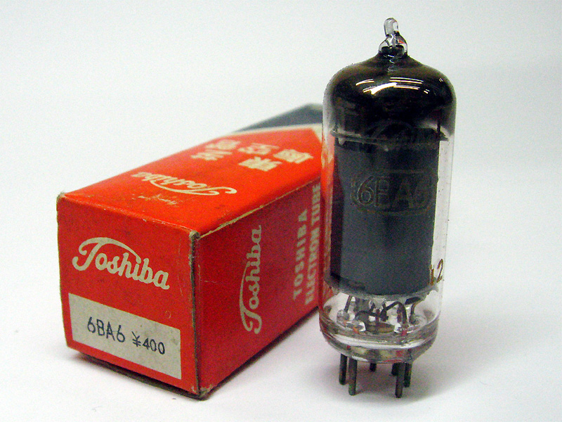 Toshiba 真空管 12AU7 6AU6LA 6本セット Toshiba 真空管 12AU7 6AU6LA 6本セット