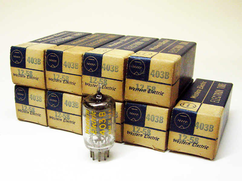 Western Electric 403B 真空管 2本セット Western Electric 403B 真空管 2本セット Western Electric 403B