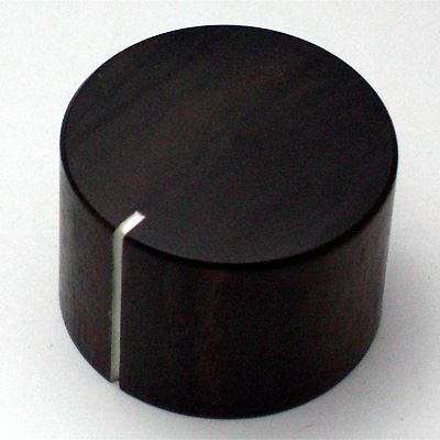ウッドノブ 黒檀 30mm