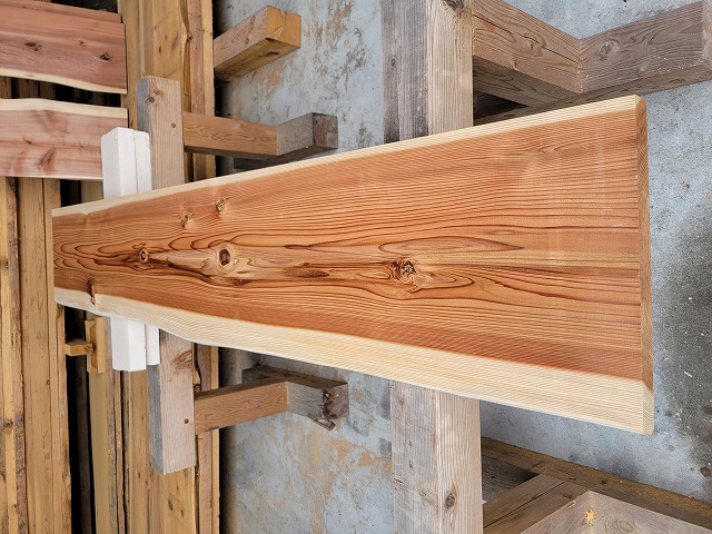 sugi08195 杉一枚板　約2020×360～390×38ｍｍ