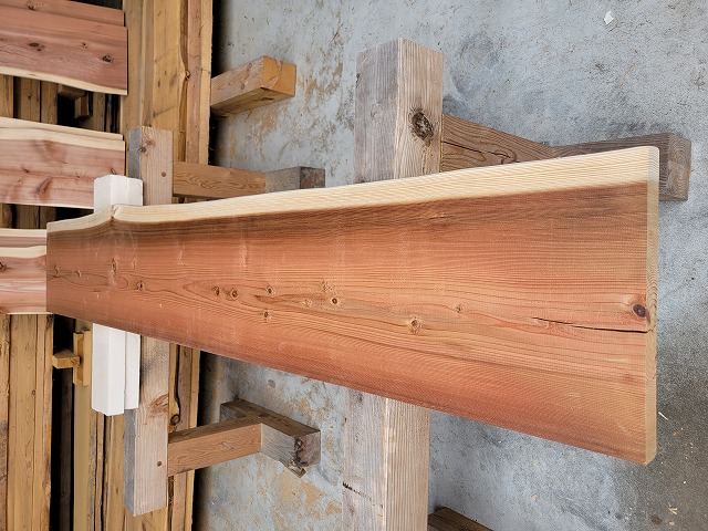 sugi08197 杉一枚板　約2040×330～340×38ｍｍ