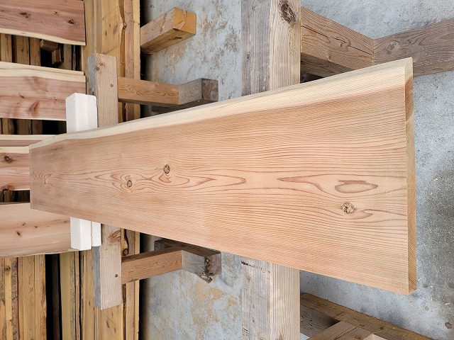 sugi08199 杉一枚板　約2100×390～400×38ｍｍ