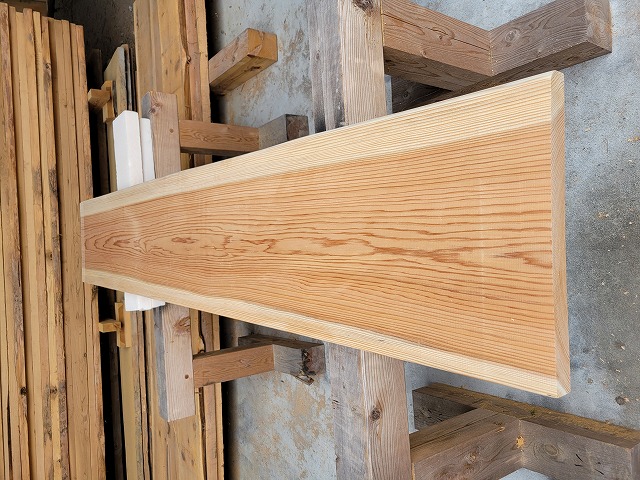 sugi08212 杉一枚板 約2090×360～410×40ｍｍ