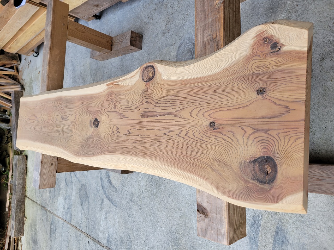 sugi130 杉一枚板 約1970×400～500×40ｍｍ