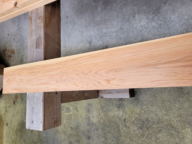 kw001 杉化粧枠材　無節　約1650×30×125ｍｍ