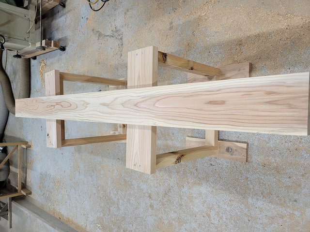 kw031 杉化粧枠材　無節　約2000×35×140ｍｍ