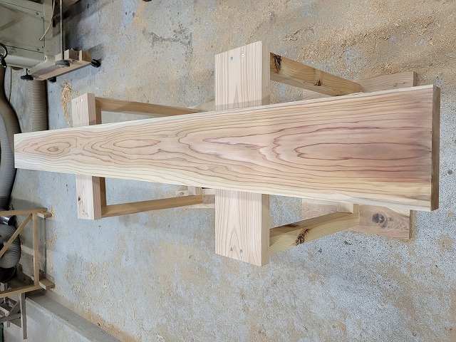 kw035 鴨居・敷居・建具材　無節　約2000×40×180ｍｍ