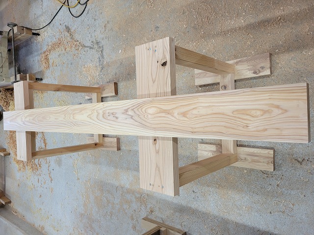 kw043 杉化粧枠材 無節 約1700×30×120mm