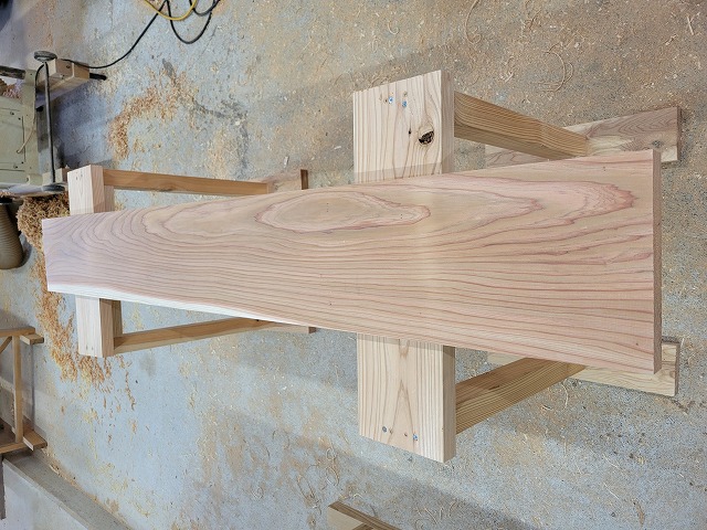 kw055 杉化粧枠材　無節　約1500×30×205ｍｍ