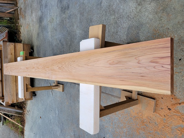 kw020 杉化粧枠材　上小節　約3000×30×200ｍｍ
