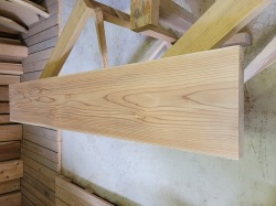 SG315 杉一枚板　約1400×40×245ｍｍ　天然熟成乾燥材　上小節　耳なし　プレナー仕上げ