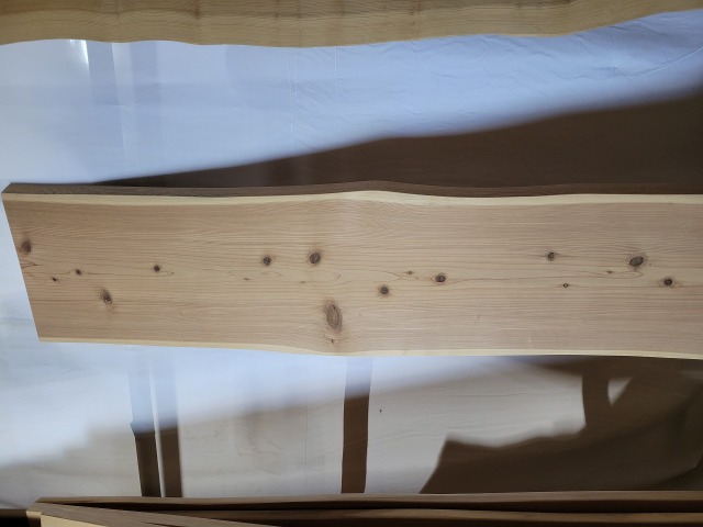 sgh1005 杉一枚板 約1800×38×390～400mm