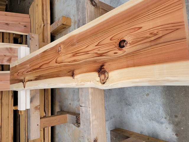 sugi08196 杉一枚板 約2020×350～360×38mm