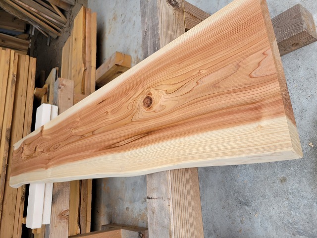 sugi08201 杉一枚板 約2010×320～340×39mm