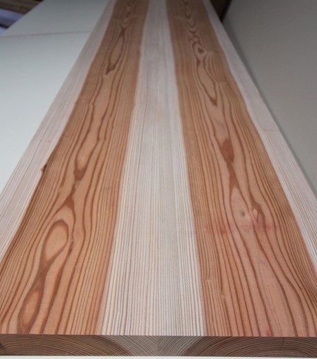 杉板上小節 2枚接ぎ 長さ4ｍ 厚さ30ｍｍ 幅500ｍｍ