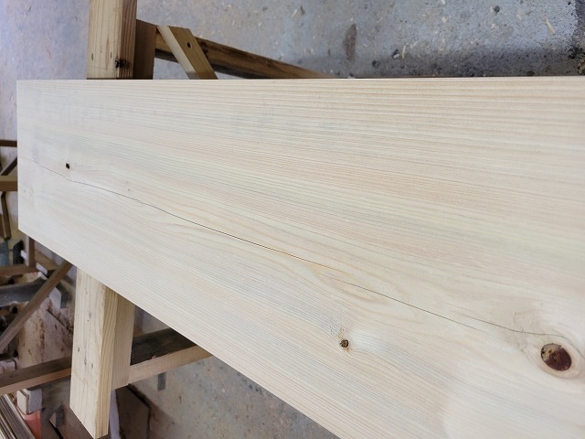 hinoki506 ヒノキ 節有 約2000×40×270mm