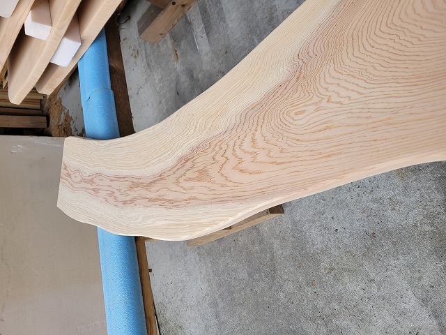 sc001 杉カウンター天板 約1900×30×260～350～550mm