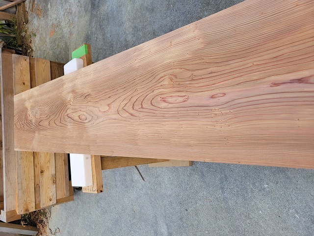 SG107 杉一枚板 約3000×30×370mm