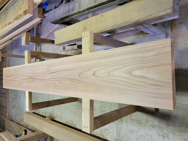 SG204 杉一枚板 約1900×40×245mm