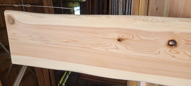 sugi2702 杉一枚板 約2050×350～370×30mm