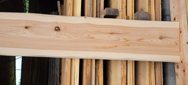 sugi2702 杉一枚板 約2050×350～370×30mm